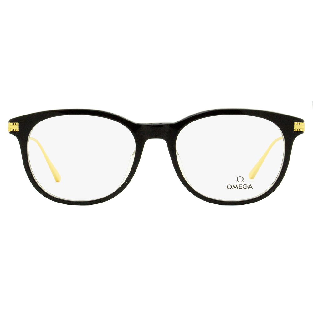 Omega Pantos Eyeglasses OM5013 005 Black/Gold 53mm - Picture 2 of 2